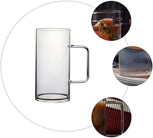 Copos transparentes caneca de café transparente 700ml Canecas de café de vidro bebendo copo de vidro quente ou fria canecas