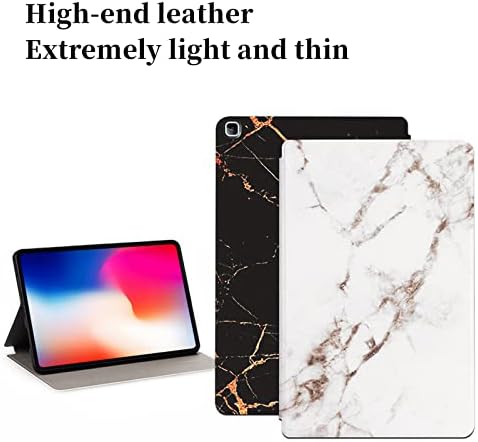 Mibyuzst Luxury Marble Texture Leather Tablet para Samsung Galaxy A8 A7 A 10,5 10,1 polegadas S7 S8 FE Plus S2 Caso de geração