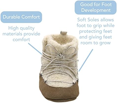 Robeez, meninas e botas de solas moles unissex para infantil e criança, 0-24 meses
