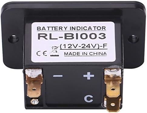 Indicador do medidor de combustível da bateria, qiilu LED Battery Indicator medidor de medidor