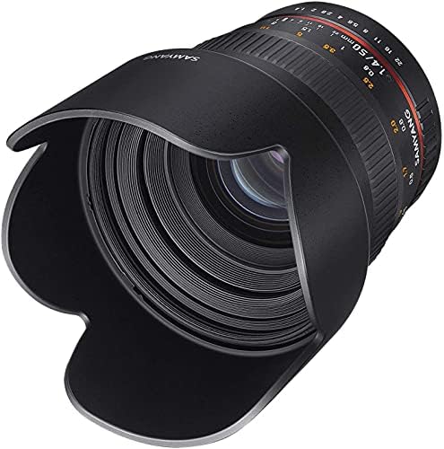 Samyang 50 mm f1.4 lente de foco manual para micro 4 terços