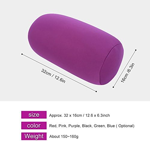 Derclive Microbead Longo Roll Pillow, micro mini microesferas almofada travesseiro de travesseiro para casa em casa
