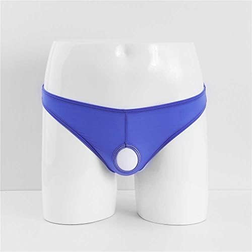 LXIAOZHU Mens Hollow Out Briefs Sexy Butt-Butting Lingerie calcinha erótica respirável baixa Underies sólidas para homens