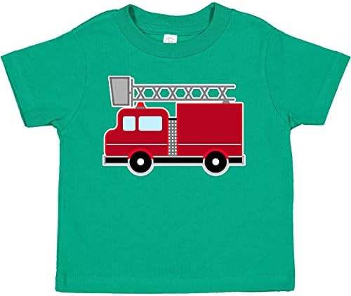 camiseta de caminhão de bombeiros de bombeiros vermelhos tinta