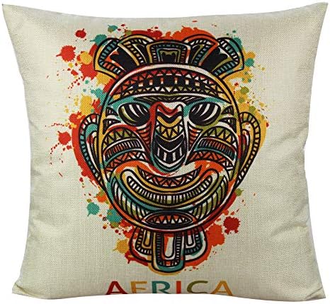 Capas de travesseiros de arremesso étnico da África de Vakado