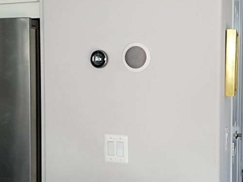 Mount Genie simples montagem de parede embutida para o Google Nest mini | Design premiado | Melhora som e aparência | Projetado