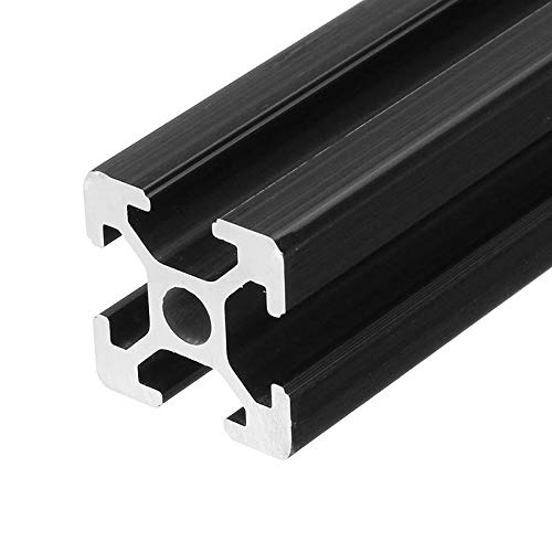 KDAFA 300mm Comprimento preto de 2020 perfis de alumínio T-slot T Frame de extrusão para CNC
