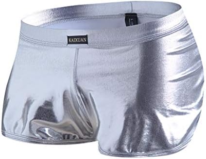 Boxers para homens imitação de laca Sexy calças calças íntimas de cueca Sexy masculino