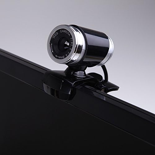 Docooler USB 2.0 12 Megapixel HD Camera Webcam com clipe de microfone de 360 ​​graus preto