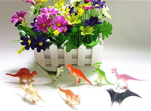 Figuras de brinquedos de ação - 8pcs lote mini figuras de dinossauros de plástico dinossauros Modelo Animais fofos Presentes
