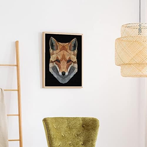 FOX Illustration Kits de pintura de diamante personalizados Paint Art Picture By Numbers for Home Wall Decoration 16 x20