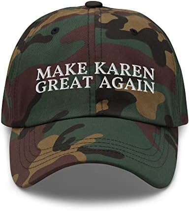 Faça Karen grande de novo papai - Cap engraçado Karen bordado - Presente para mulheres chamadas Karen
