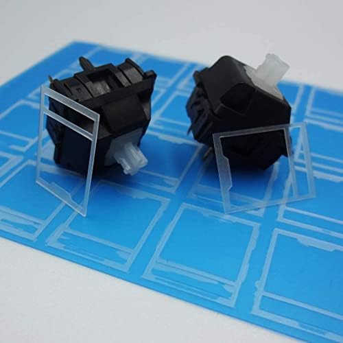 Durock 0,15mm Switch Films, 120pcs HTV+PC Camada dupla Material Soft Film para MX Switches de teclado mecânico compatível