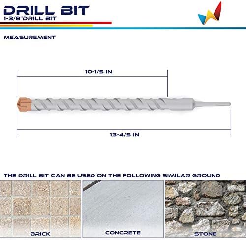 Windscreen4less 1-3/8 '' SDS PLUS BIT BINLE