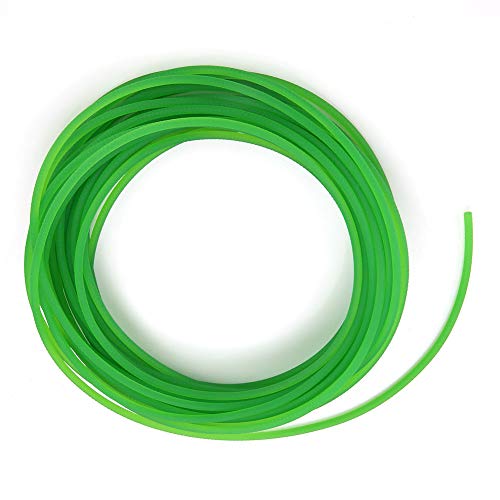 Superfície áspera verde, cinto redondo para transmissão de acionamento comandante de cinto de poliuretano de poliuretano O Ring15mm*3m