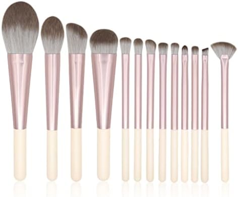 Zmsmt 13 pincel de maquiagem Conjunto completo de ferramentas de beleza de escova de pó larga larga