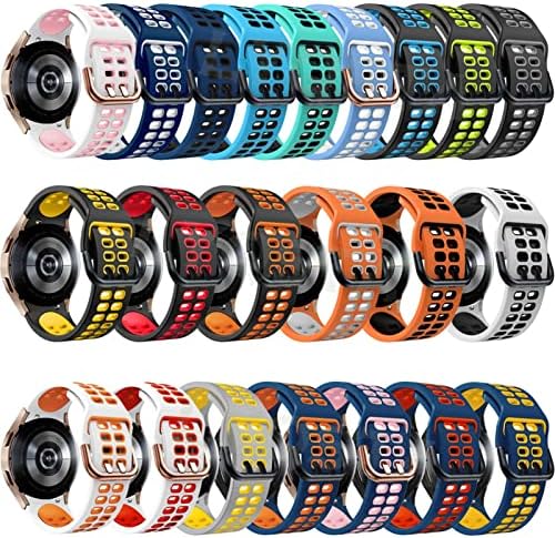 Cinta de silicone oficial de 20 mm para Samsung Galaxy Watch4 Classic 46 42mm/44 40mm Smartwatch Ridge Sport Bracelet Watch Band Correa