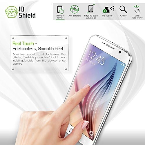 Protetor de tela do IQ Shield Compatível com Samsung T349 Liquidskin Anti-Bubble Film Clear