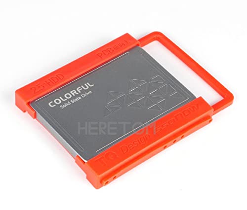 10pcs/lote de 2,5 a 3,5 polegadas SSD para HDD Plastics de plásticos de plástico de montagem HDD Suporte do suporte do