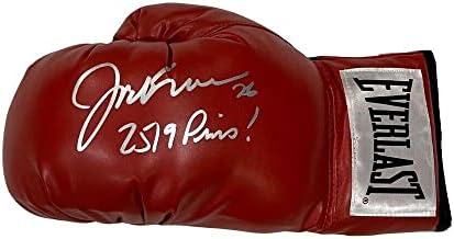 Joe Kocur assinou e inscreveu a luva de boxe Everlast Red - 2519 PIMS - luvas autografadas da NHL