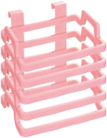 5pcs Saco de lixo Rack de armazenamento de lixo de lixo pode armário para pendurar para o banheiro da porta do armário de cozinha atrás