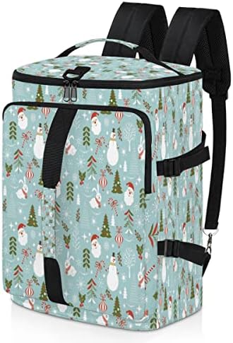 Árvore de Natal Papai Noel CLAUS Backpack de mochila de 3 vias Bolsa de ginástica para homens Mulheres Bolsa esportiva