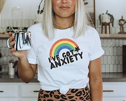 Camisa de ansiedade, camisa de ansiedade, camiseta de saúde mental, camisa de terapia, camisa ansiosa, presente de TDAH