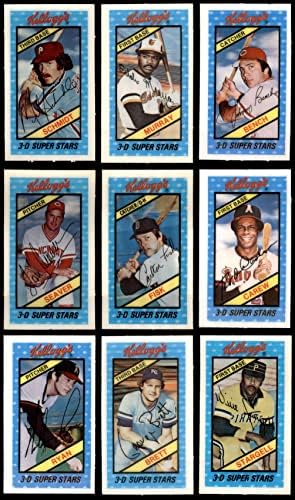 1980 Kelloggs Baseball Complete Conjunto Ex/Mt+