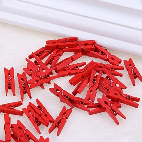 PEGs de madeira pinos de madeira 100pcs mini prendedores de roupas de madeira para roupas de roupa multifuncionais