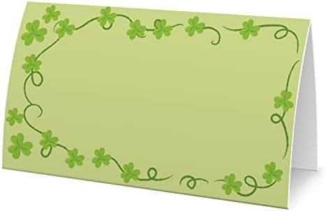 St. Patrick's Day Food Tent Rótulos - Coloque cartões para o dia de São Patrício, Table Place Cards - Buffet Food Label,
