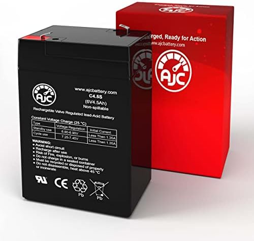 Bateria de Luz de Emergência EZ-2-V 6V 4,5AH de Lite Dual Lite-esta é uma substituição da marca AJC