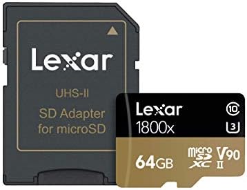 LEXAR PROFISSIONAL 1800X 64GB MICROSDXC UHS-II CARD