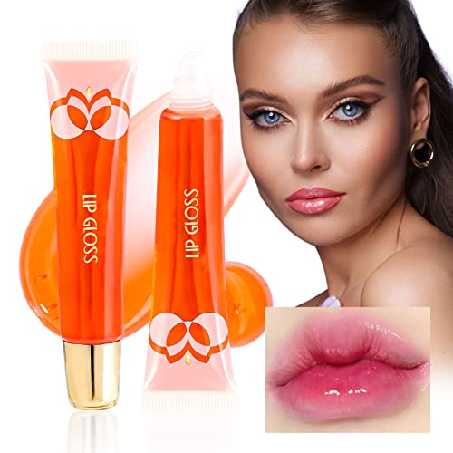 Xiahium Lip Gloss com glitter Candy Color Lip Gloss Glace Hidratante Lip Gloss Gloss Candy Glos