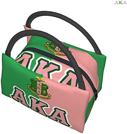 Lancheira isolada portátil, rosa bonito grils reutilizável bolsa isolada saco de bolsa de bolsa para mulheres lancheiras para mulheres lanchonetes