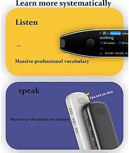 Liruxun x5 Tradutor de voz em tempo real Pen Scanner Offline Languages ​​Russian Portable Instant Translation for Tourism Business