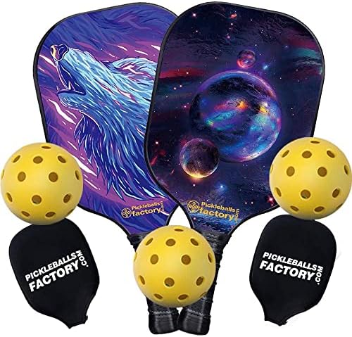 Rapdles de pickleball, conjunto de pickleball, raquetes de pickleball, bolas de pickleball kszu000119-9, pickleball pickleball