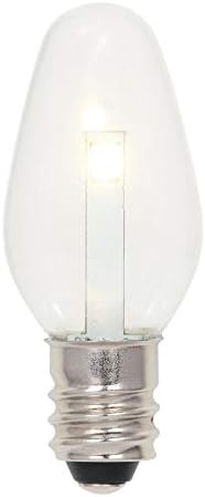 Iluminação de Westinghouse 5511000 0,5 C7 Clear, Base Candelabra, 2 lâmpadas de pacote LED, 2 contagem