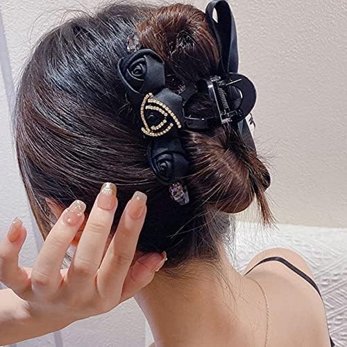 Bybycd clipe de cabelo coreano de estilo doce acessórios de cabelo elegantes
