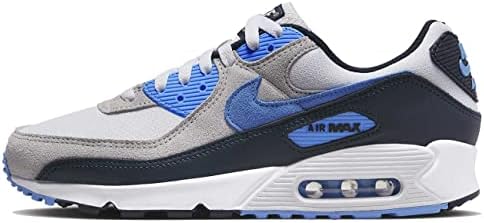 Nike Air Max 90 DQ4071 101, Sapatos de moda masculinos, 9 azul