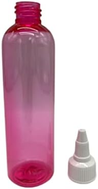 Garrafas plásticas de plástico Cosmo de 4 oz -12 Recarregável de garrafas vazias - BPA Free - Óleos essenciais - Aromaterapia