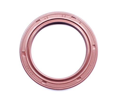 EAI 45mm x 62mm x 8mm FPM/FKM TC LIP duplo com aço inoxidável Vedação de óleo de mola. Comp. /w Viton eixo de vedação