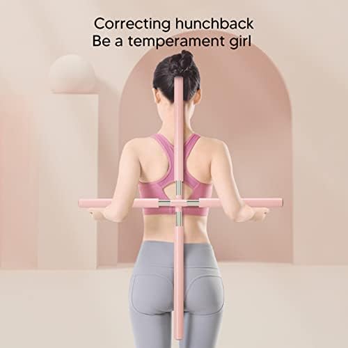 Ioga bastões, angrek alongamento postura retrátil postura de ioga rosa de ioga rosa