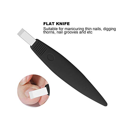 3pcs aço inoxidável Pedicure Knife Tools Swrown Toe Correção de unhas Removedor de pele morta