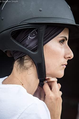 Bandas de cabeça equestres para mulheres, em bandas de capacete de pilota