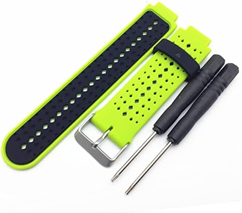 UMCNVV Soft Silicone Watch Strapting Substitui Wel Watch Band para Garmin Forerunner 220/230/235/620/630 WatchBand