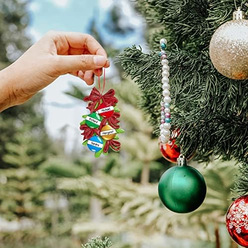 CRISTAL ACRYLIC Clear Creative Pingnd Christmas Tree Decoration Pendant Christmas Tree Decoration Pendant Christmas