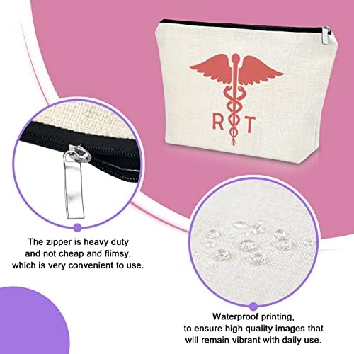 Terapeuta respiratório Presente para mulheres Bag de maquiagem RT Presentes Respiratórios Terapeuta Agradecemos Presente