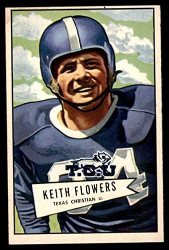 1952 Bowman 115 Keith Flowers Detroit Lions Ex -Lions TCU