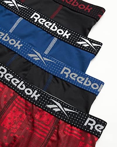 Roupa íntima dos garotos da Reebok - cuecas boxer de performance