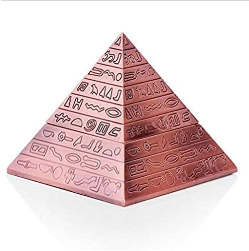 ZM Ashtray Retro Creative Classic Modeling Egyptian Pyramid Creative Home Decoração